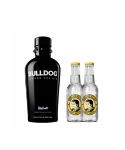 ג'ין בולדוג וזוג טוניק תומאס הנרי במתנה (Bulldog Gin)