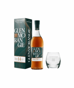 וויסקי גלנמורנג'י קוינטה רובן 14 שנים וכוס ממותגת מתנה (Glenmorangie Quinta Ruban 14YO)