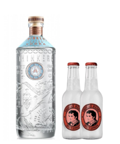 וודקה תינקרס ליטר וזוג ג'ינג'ר ביר מתנה (Thinkers Vodka)