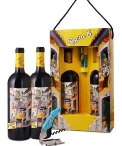 מארז פורטה 6 אדום (כשר לפסחֿ) + פותחן