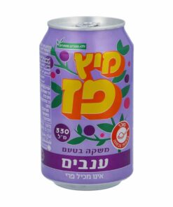 מיץ ענבים פז של דוכן פלאפל - 4 פחיות