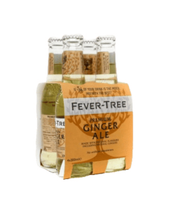 פיבר טרי ג'ינג'ר אייל 4 יח' | FEVER TREE GINGER ALE