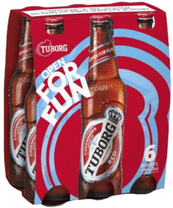 שישיית בירה טובורג אדום (Tuborg Red Beer)