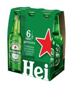 שישיית בירה הייניקן 330 מ"ל