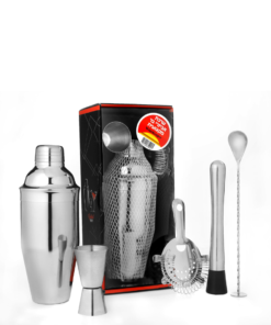 ערכת אביזרי בר מקצועית להכנת קוקטיילים (Professional Bartender Gift Box)