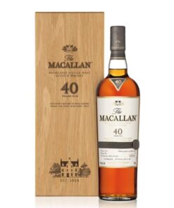 וויסקי מקאלן שרי 40שנה (The Macallan Sherry Oak Cask 40 Years Old)