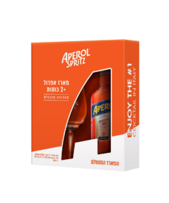 מארז אפרול וזוג כוסות (Aperol Sprtiz)