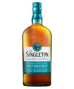 וויסקי סינגלטון מאסטר וכוס ממותגת מתנה (Singleton of Dufftown Malt Master's)