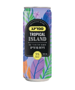 ספרינג קוקטייל אלכוהולי פירות טרופיים 330 מ"ל