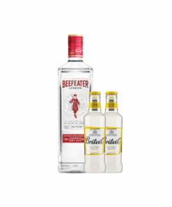 ג׳ין ביפיטר ליטר וזוג טוניק בריטוויק מתנה (Beefeater gin)