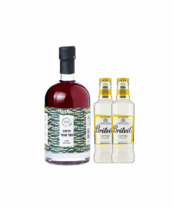 וורמוט פטל שחור וזוג טוניק בריטוויק מתנה (Black raspberry vermouth)