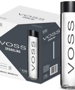 ארגז מים מוגזים VOSS ווס זכוכית 24 יח'