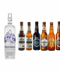 וודקה מון בלאן וזוג בירות לבחירה (Mont Blanc)