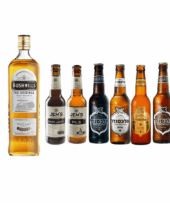 וויסקי בושמילס וזוג בירות לבחירה (Bushmills)