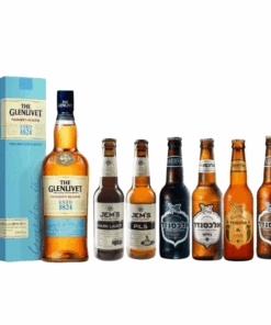 גלנליווט פאונדרס וזוג בירות לבחירה (Glenlivet Founders Reserve)