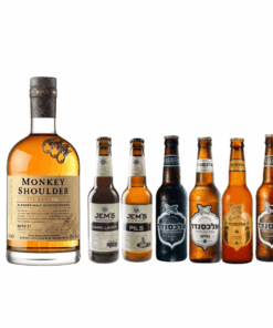 מאנקי שולדר 700 מ"ל וזוג בירות לבחירה (Monkey Shoulder)